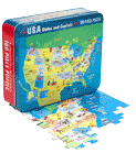 Product Image. Title: USA States and Capitals Tin Puzzle