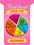 Book Cover Image. Title: TRIVIAL PURSUIT Scratch & Play Entertainment, Author: by Andrew  Brisman