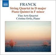Franck: String Quartet; Piano QuintetCristina Ortiz: CD Cover