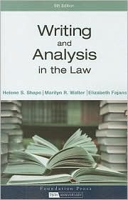  Writing and Analysis in the Law 