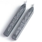 Product Image. Title: Silver Double Pack of Flexi Sealing Wax With Wick