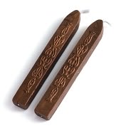 Product Image. Title: Chocolate Double Pack of Flexi Sealing Wax With Wick