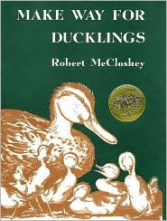 Make Way for Ducklings by Robert McCloskey: Book Cover