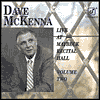 Live at Maybeck Recital Hall, Vol. 2 by Dave McKenna: CD Cover