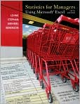 Book Cover Image. Title: Statistics for Managers Using MS Excel, Author: David M. Levine