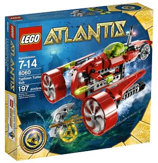 LEGO Atlantis Typhoon Turbo Sub 8060