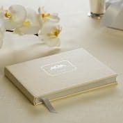 Product Image. Title: Silver Branches Motif Guestbook