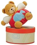 Product Image. Title: Soft Pink Bear with Elephant