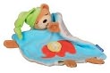 Product Image. Title: Blue Doudou Bear with Elephant