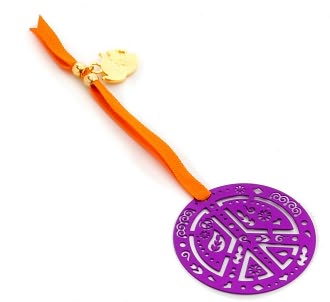 Jonathan Adler Love Dove Peace Laser Cut Metal Bookmark