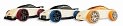 Product Image. Title: Automoblox mini 3 pk Red C9R, Blue S9-R, Orange C9-S