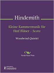 Kleine Kammermusik fur funf Blaser - Score