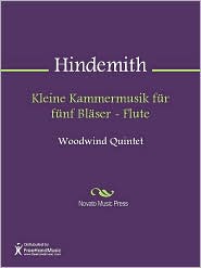 Kleine Kammermusik fur funf Blaser - Flute