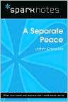 Book Cover Image. Title: A Separate Peace (SparkNotes Literature Guide Series), Author: by   SparkNotes