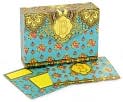 Product Image. Title: Paisley Monogram Note Card B Set of 10
