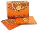 Product Image. Title: Paisley Monogram Note Card M Set of 10