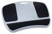 Product Image. Title: Deluxe Black/Gray Computer Lap Desk
