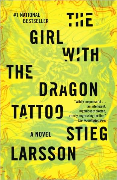girl with the dragon tattoo book cover. The Girl with the Dragon Tattoo (Millennium Trilogy Series #1) book cover