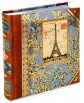 Product Image. Title: Eiffel Tower Foiled Two Up Photo Album