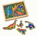 Product Image. Title: Magnetic Wooden Dinosaurs