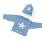 Product Image. Title: Blue Star Sweater and Hat Set 0-6 Months