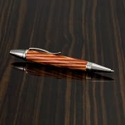 Product Image. Title: Colori Orange Wood Laminate Ballpoint Pen