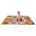 Product Image. Title: Playspot Interlocking Foam Tiles - Brights