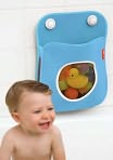 Product Image. Title: Tubby Bath Toy Organizer - Blue