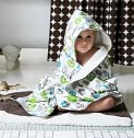 Product Image. Title: Hooded Towel - Owls