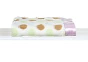 Product Image. Title: Spotted Luxe Blanket Pink