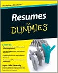 Book Cover Image. Title: Resumes For Dummies, Author: by Joyce Lain Kennedy