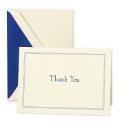 Product Image. Title: Triple Hairline Thank You Notes