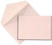 Product Image. Title: Kona Hand Bordered Notes in Pink Mist