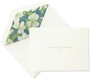 Product Image. Title: Hand Engraved Bryanna Thank You Notes