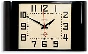 Product Image. Title: Black Metro Wall Clock