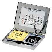 Product Image. Title: Silver Desktop Organizer