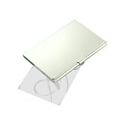 Product Image. Title: Silver Smooth Business Card Case
