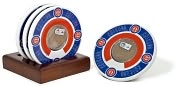 Product Image. Title: Chicago Cubs Coasters with Game Used Dirt - Set of 4