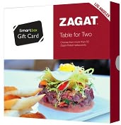 Product Image. Title: Zagat Table for Two Gift Card - Los Angeles Edition