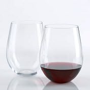 Product Image. Title: U Cabernet/Merlot Stemless Wine Glasses - Set of 2