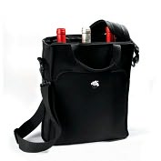 Product Image. Title: 3 Bottle Neoprene Wine Tote Bag