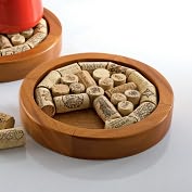 Product Image. Title: Round Wine Cork Trivet Kit