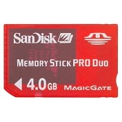 Product Image. Title: SanDisk 4GB Gaming Memory Stick PRO Duo