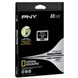 Product Image. Title: PNY 8GB Optima Pro High Speed CompactFlash Card - 133x