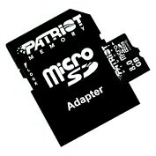Product Image. Title: Patriot Memory Signature PSF8GMCSDHC10 8 GB MicroSD High Capacity (microSDHC) - 1 Card