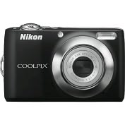 Product Image. Title: Nikon Coolpix L22 12MP Digital Camera w/ 3.6x Optical Zoom (Black)