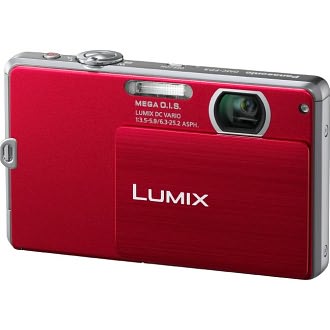 Panasonic Lumix DMC-FP3 14.1 Megapixel Compact Camera - Red