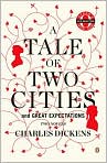 Book Cover Image. Title: A Tale of Two Cities and Great Expectations: Two Novels, Author: by Charles  Dickens