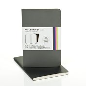 Product Image. Title: Moleskine Volant Pocket Plain Notebook, Slate/Gray Set of 2