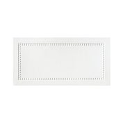 Product Image. Title: Beaded Border On White Place Cards Set of 25